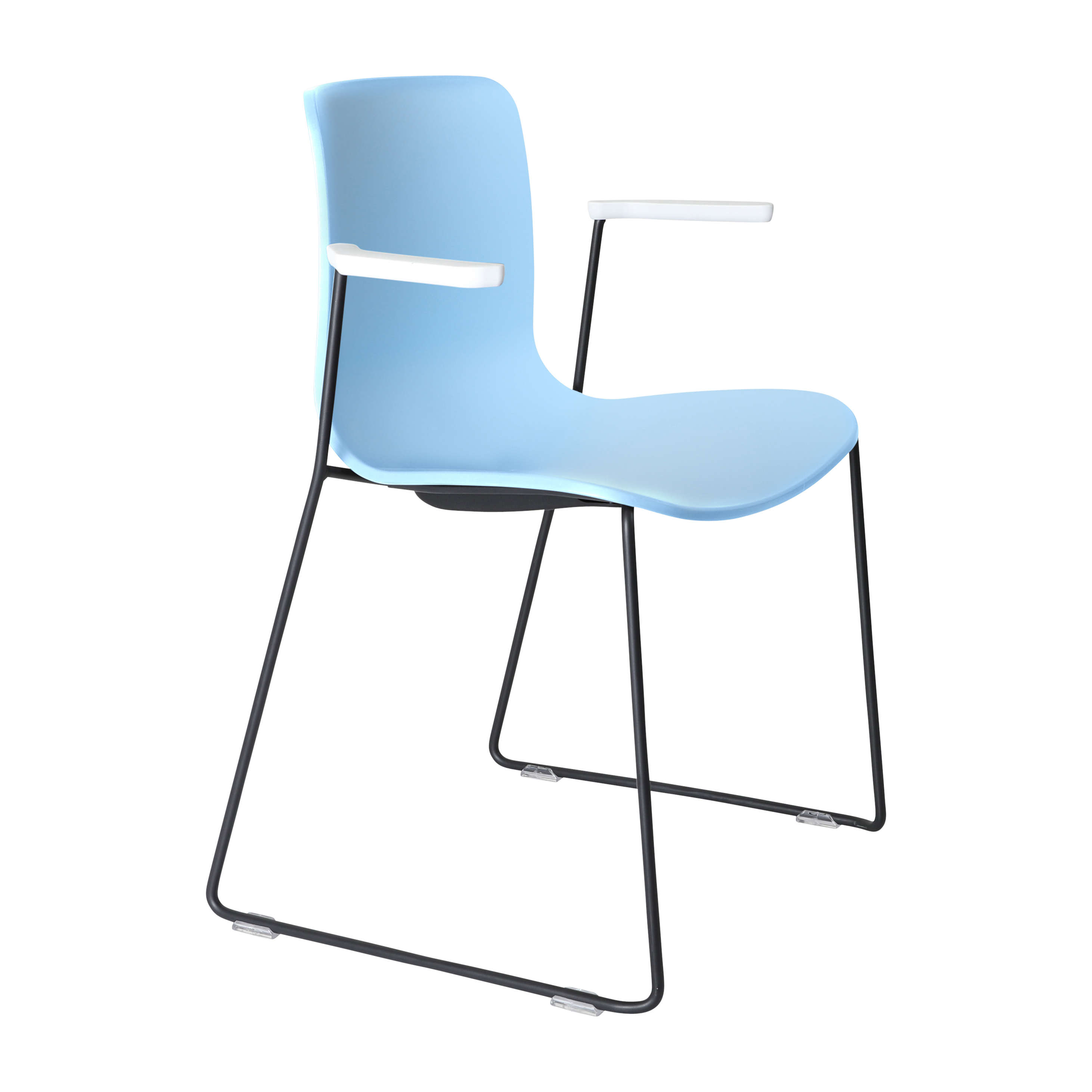 Acti Armchair (Pale Blue / Sled Base Arms)